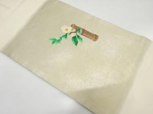 一輪挿し模様織り出し　名古屋帯